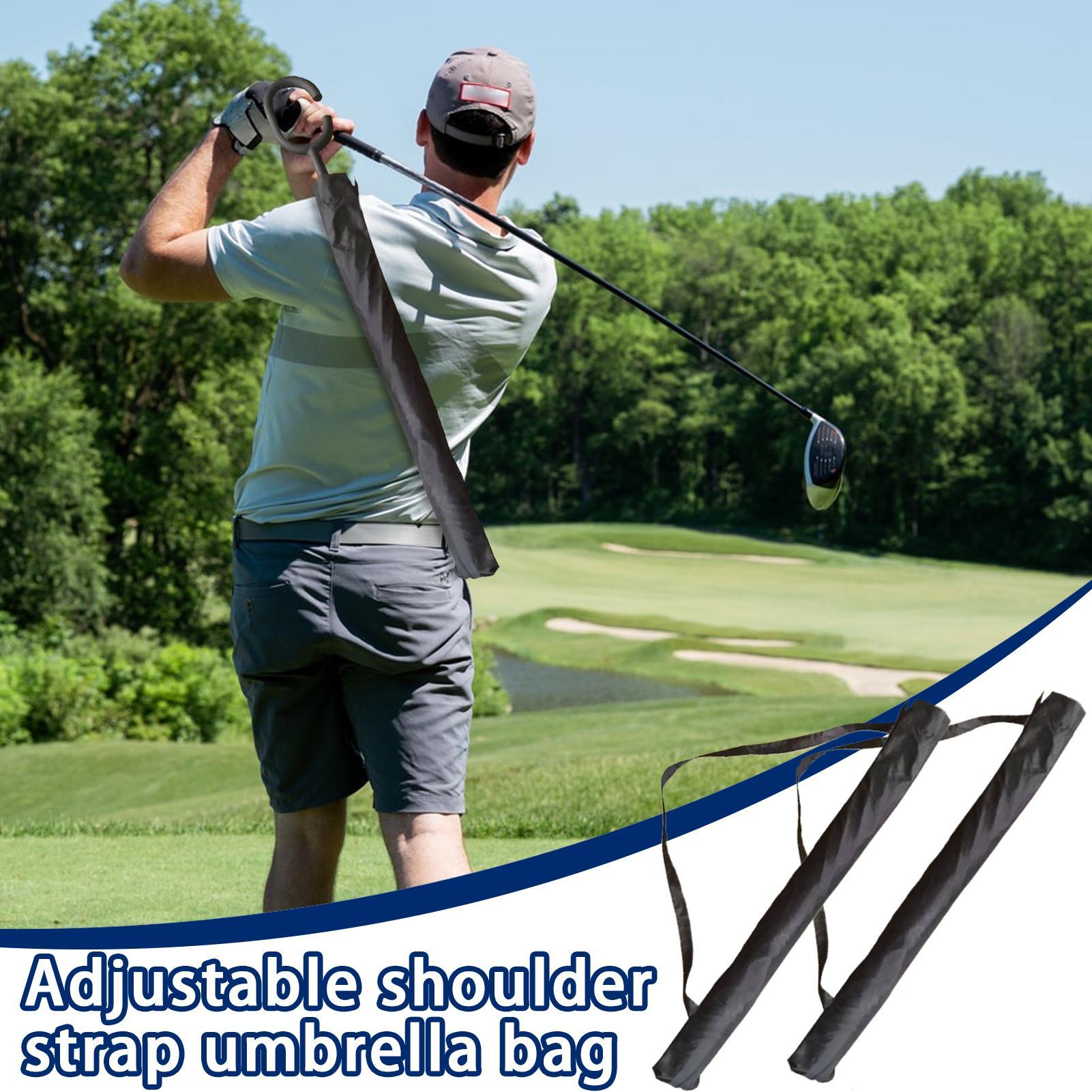 Golf Equipment Stores - حقيبة حمل المظلة، قطعتان، غطاء قابل