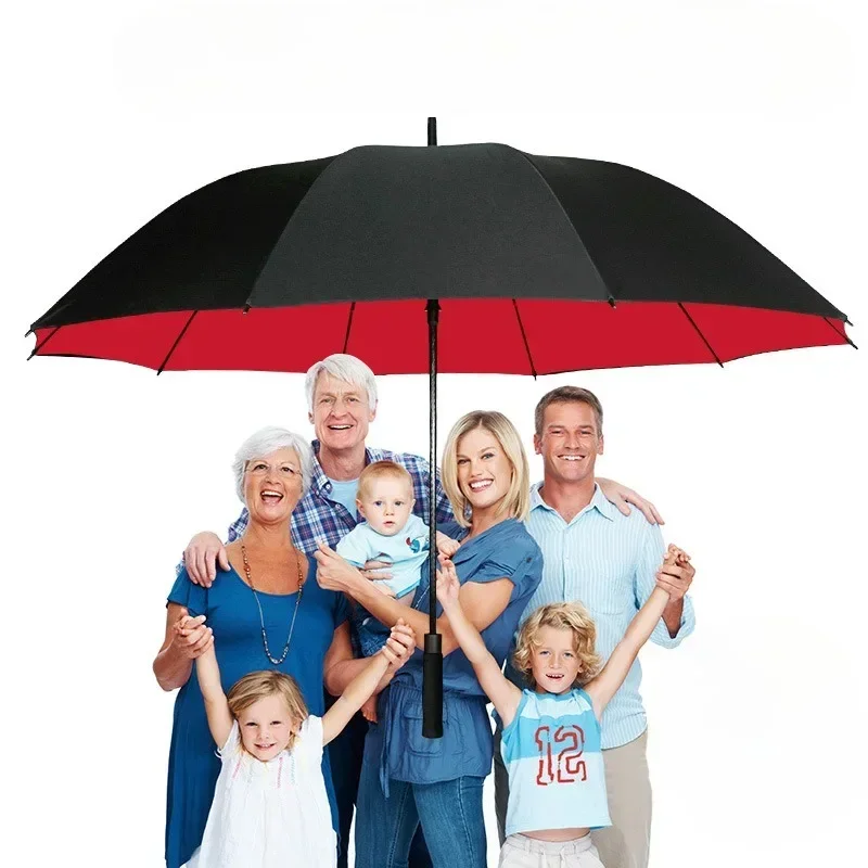 Golf Umbrella Large - مظلة أوتوماتيكية بمقبض طويل، محمولة، بطبقة
