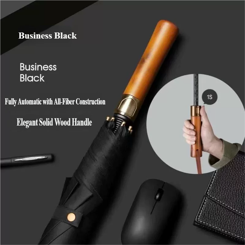 Golf Umbrella Large - مظلة جولف أوتوماتيكية للأعمال، مظلة فاخرة