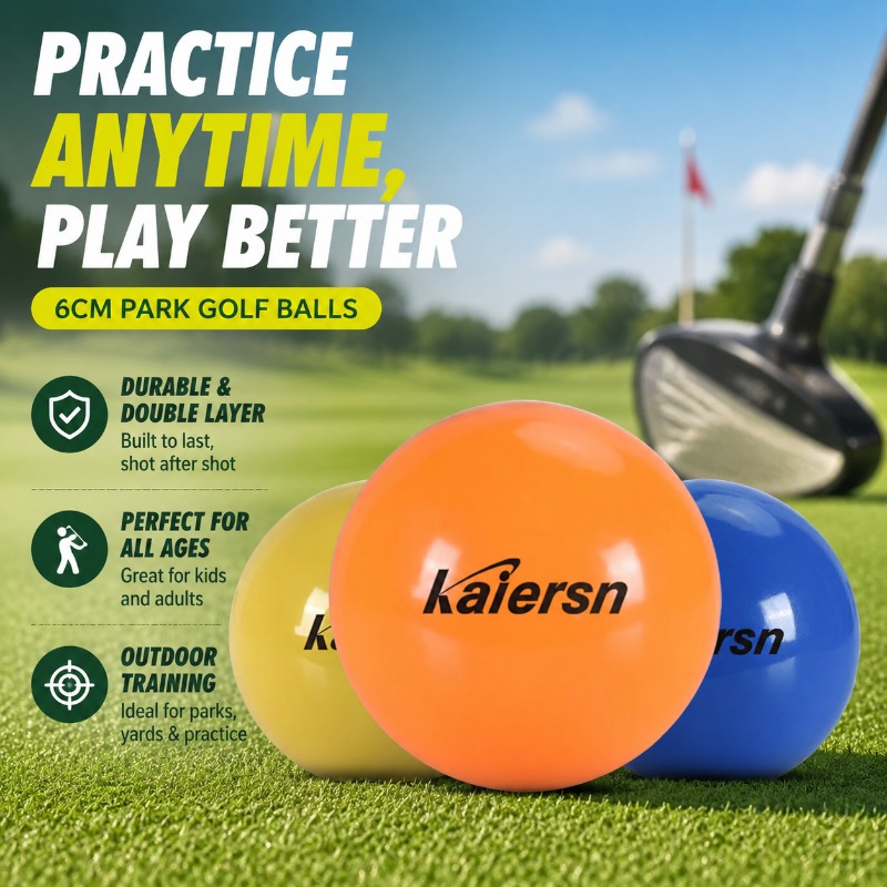 Golf Exercise Equipment - كرات جولف مضيئة بقطر 60 مم،