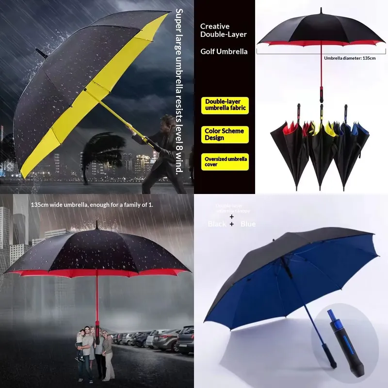 Golf Umbrella Large - مظلة جولف كبيرة مقاومة للرياح، مظلة