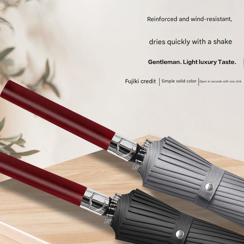 مظلة خشبية أوتوماتيكية ذات مقب - مراجعة Golf Umbrella Large وسعره