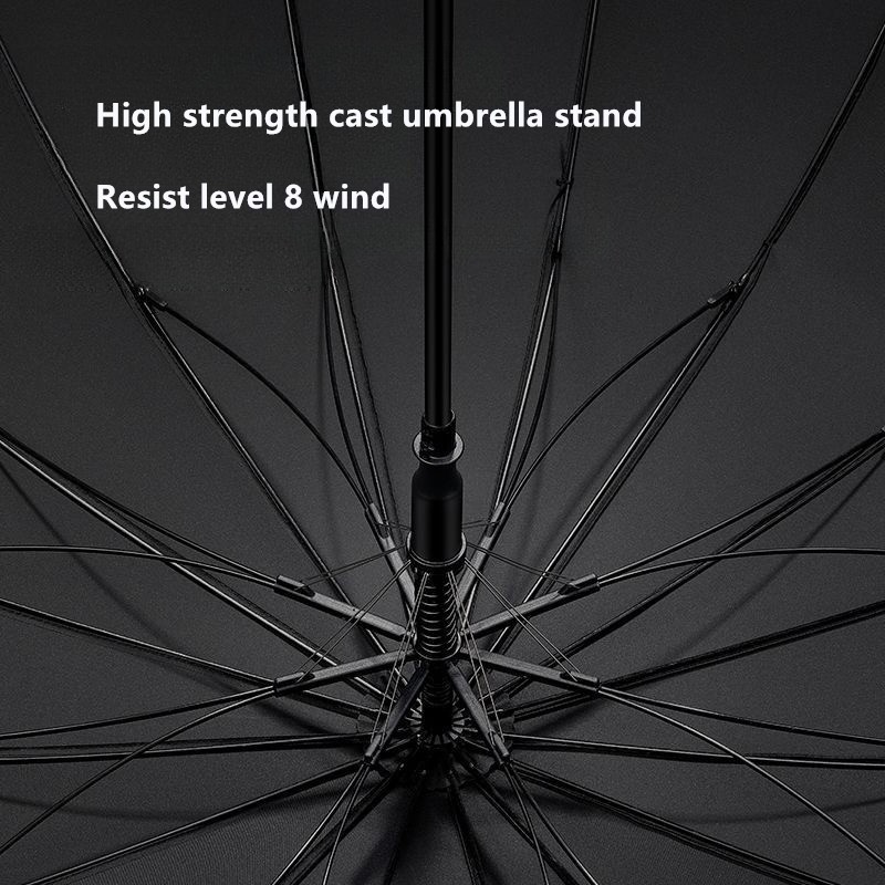 مظلة أوتوماتيكية بمقبض خشبي، 1 - مراجعة Golf Umbrella Large وسعره