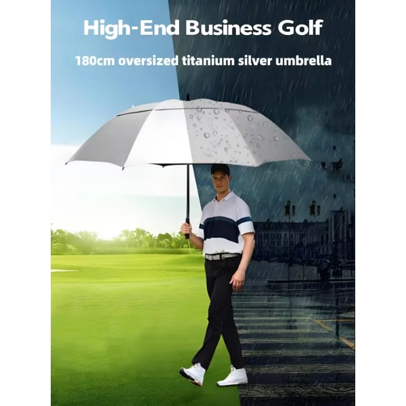 مظلة أوتوماتيكية كبيرة جدًا 18 - مراجعة Golf Umbrella Large وسعره