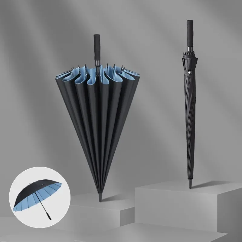 مظلة أوتوماتيكية بمقبض طويل، م - مراجعة Golf Umbrella Large وسعره