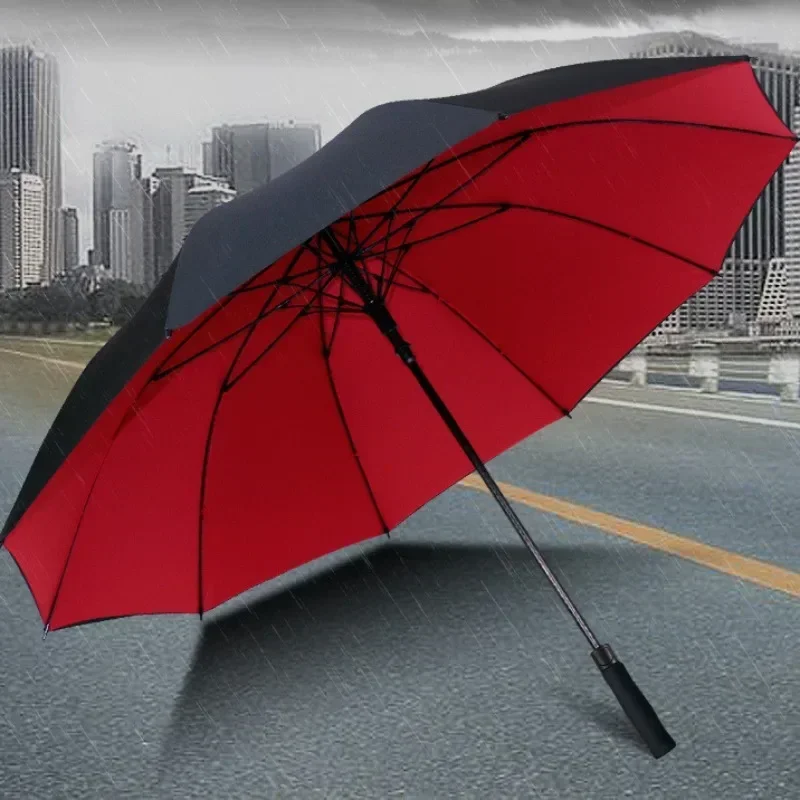 مظلة أوتوماتيكية بمقبض طويل، م - مراجعة Golf Umbrella Large وسعره